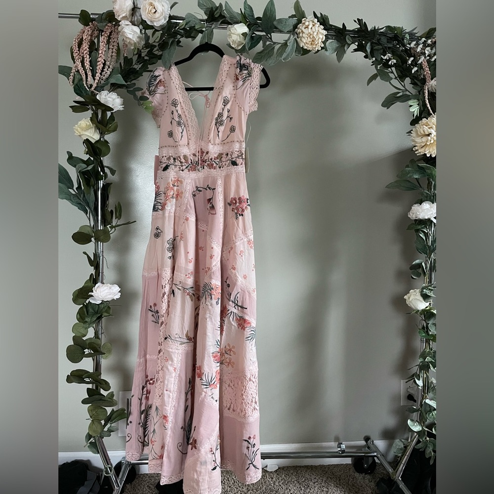 Rare & Soldout Free People x BHLDN Sienna Dress 🌸🤍